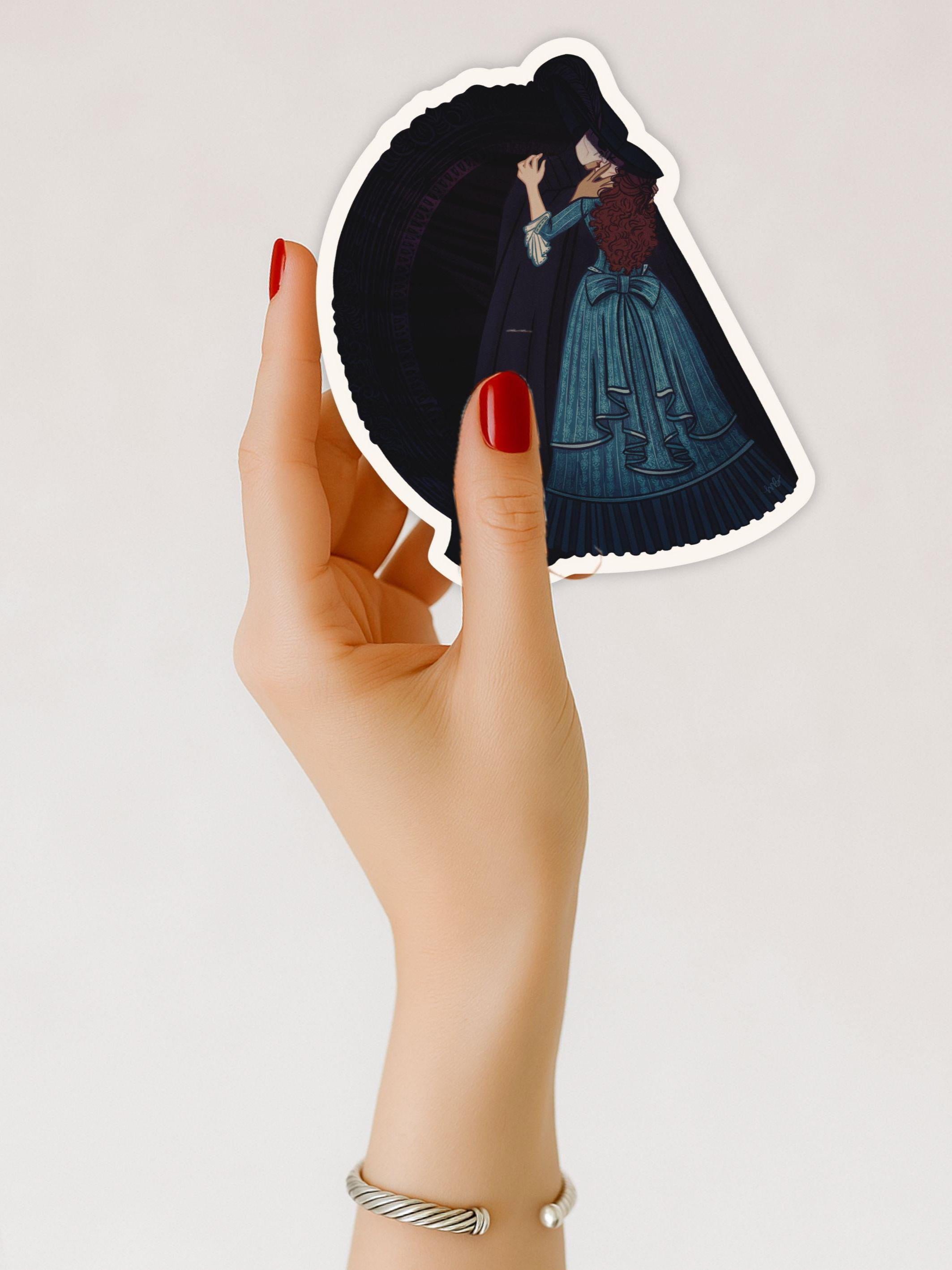 Phantom of the Opera Kiss Sticker: Gothic Broadway Musical Art