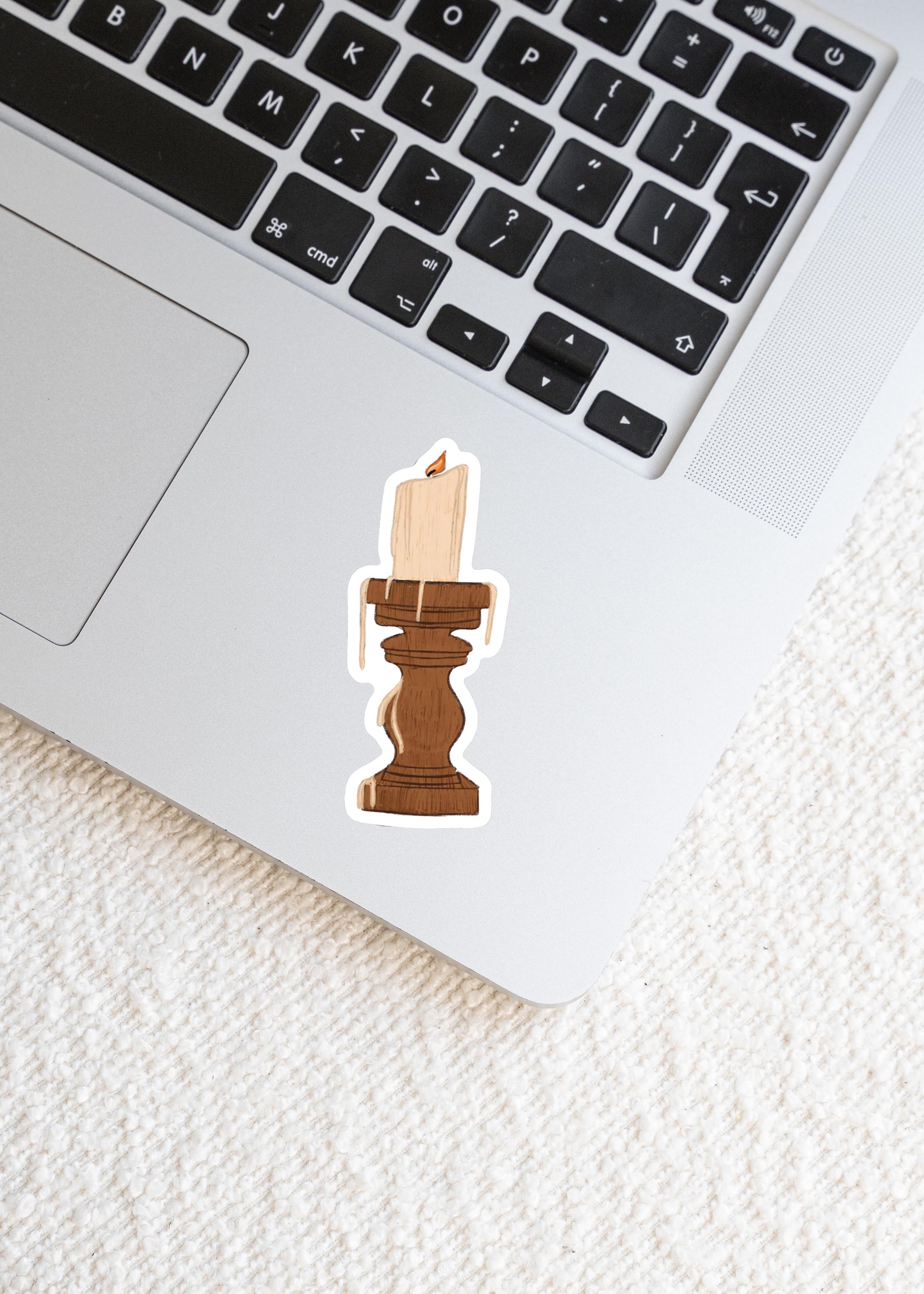Dripping Candle Sticker  Witchy Aesthetic Waterproof Decal Bookish Cottagecore Dark Academia Vinyl Decal for Laptop Journal Scrapbook ST074