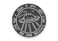I Saw a UFO Sticker Matte Waterproof Retro Alien Decal for Laptops Journals Water Bottles extraterrestrial Paranormal Spooky Fan Gift ST030