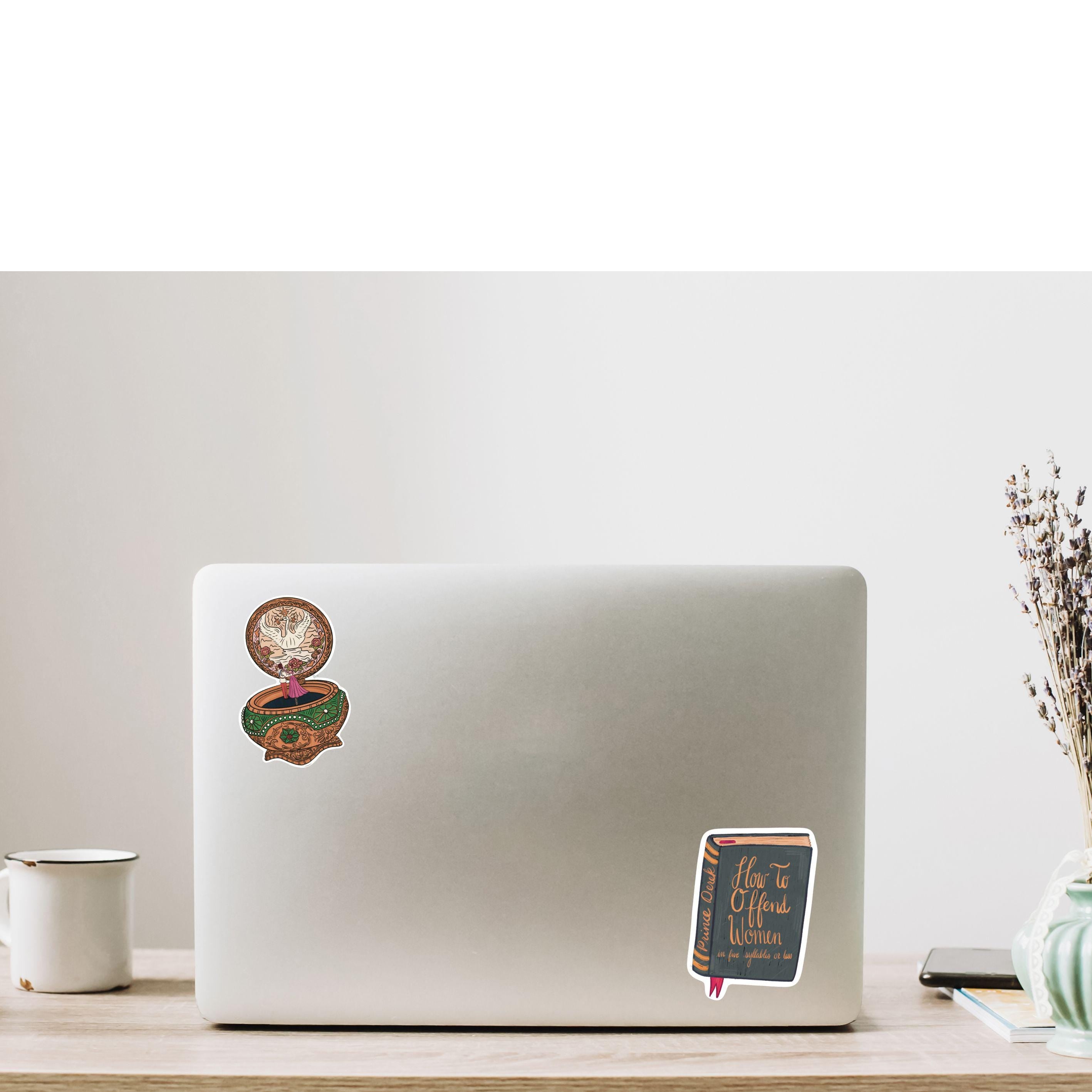 Swan Princess Anastasia Sticker Bundle 90s Animated Musical How To Offend Women and Together In Paris Music Box Decals Gift Idea for Fans