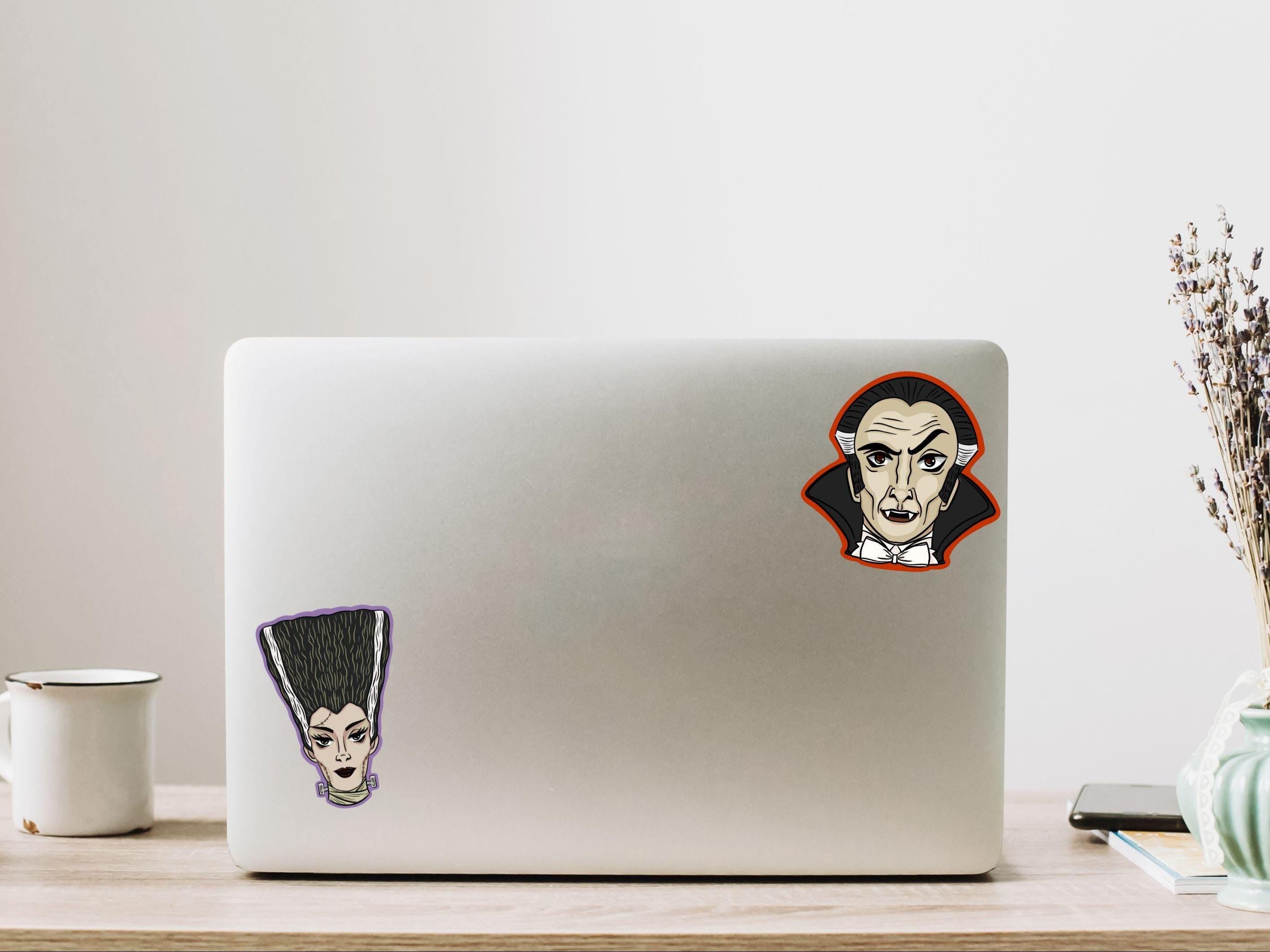 Monster's Bride Matte Sticker: Bride of Frankenstein Classic Monsters Halloween Vinyl Decal ST151