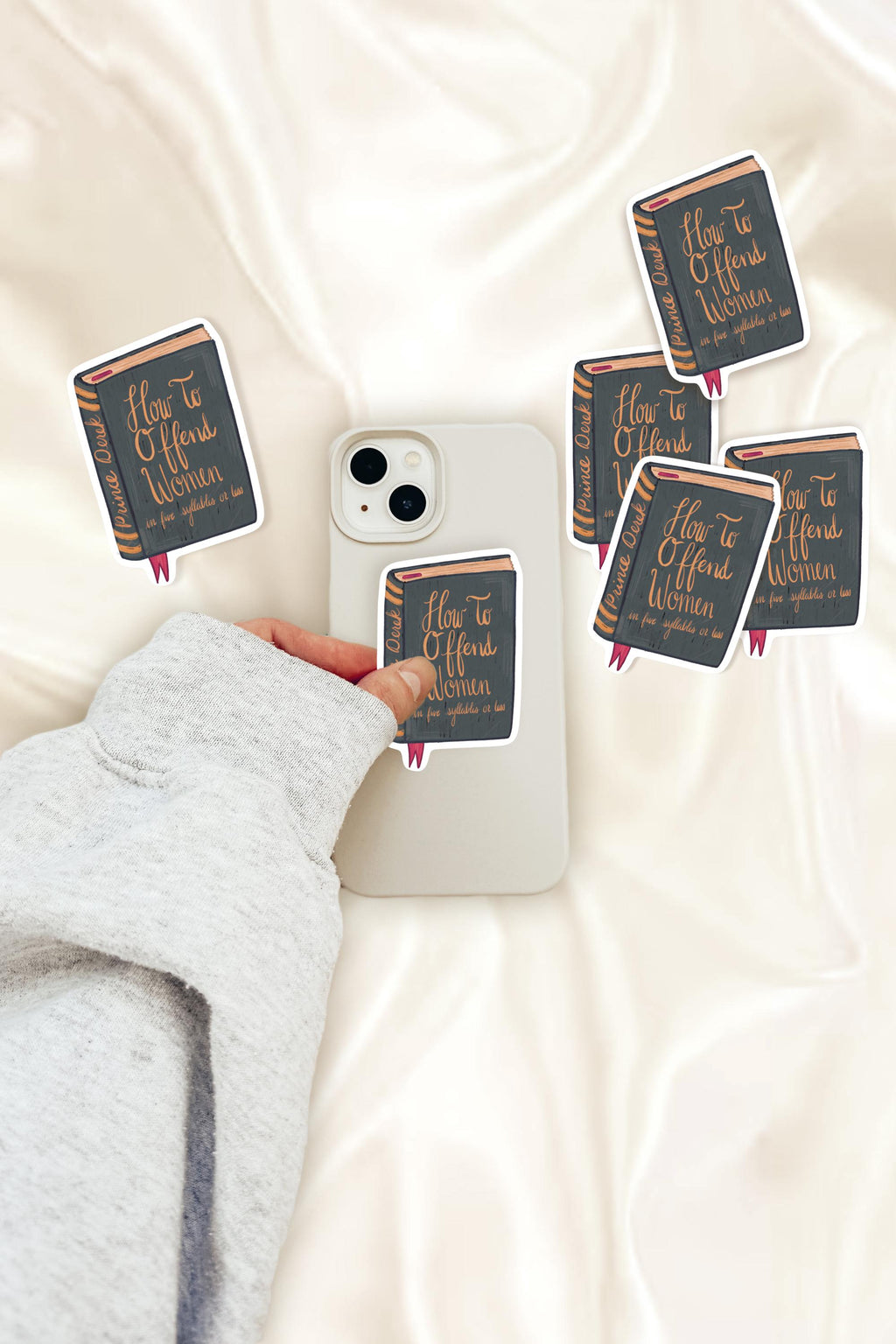 How to Offend Women in Five Syllables or Less Book Prince Derek Swan Princess Sticker Decal ST005