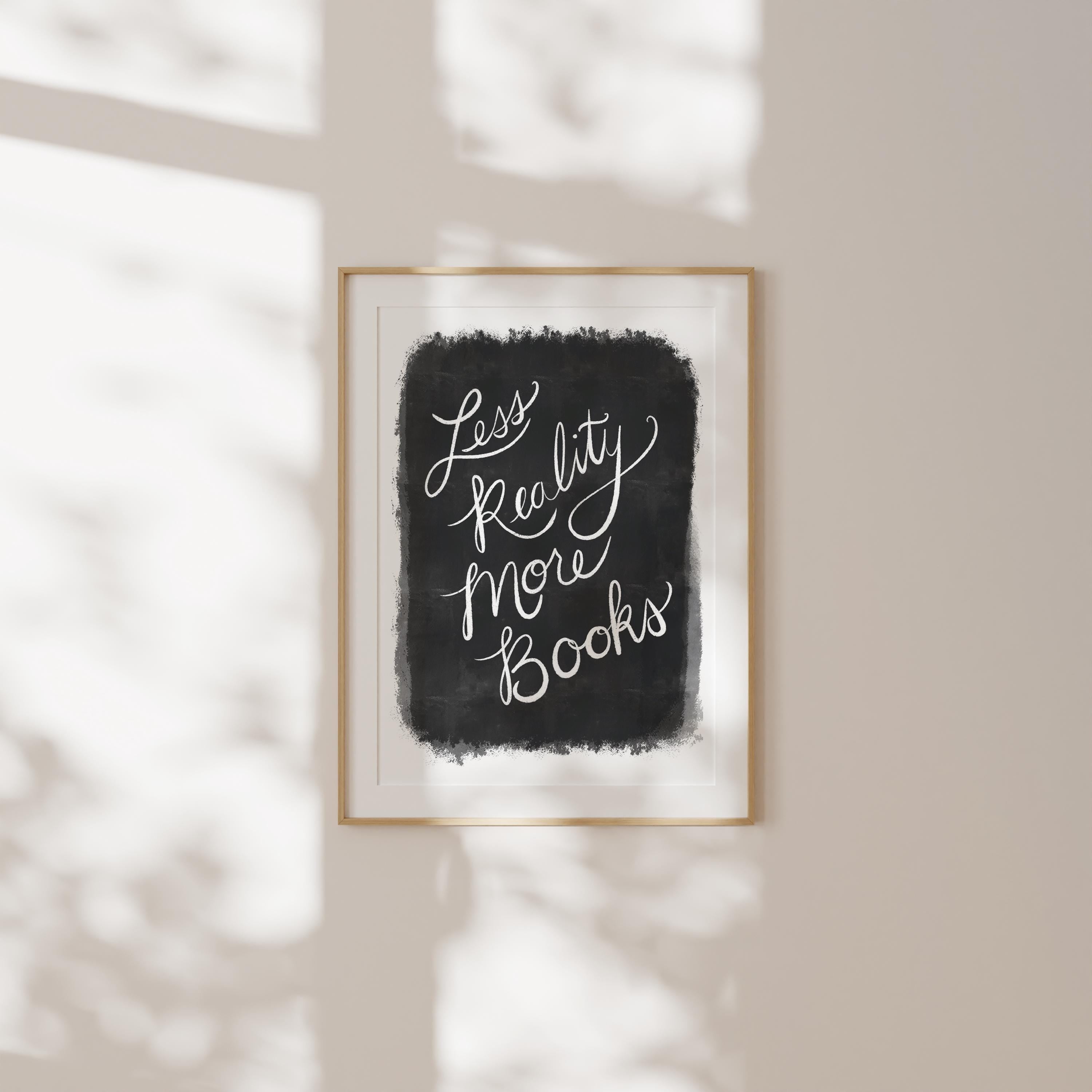 More Books Art Print Instant Download Gallery Wall Art for Bookish Aesthetic Home Decor for Library Humorous Artwork for Reader Gift Idea