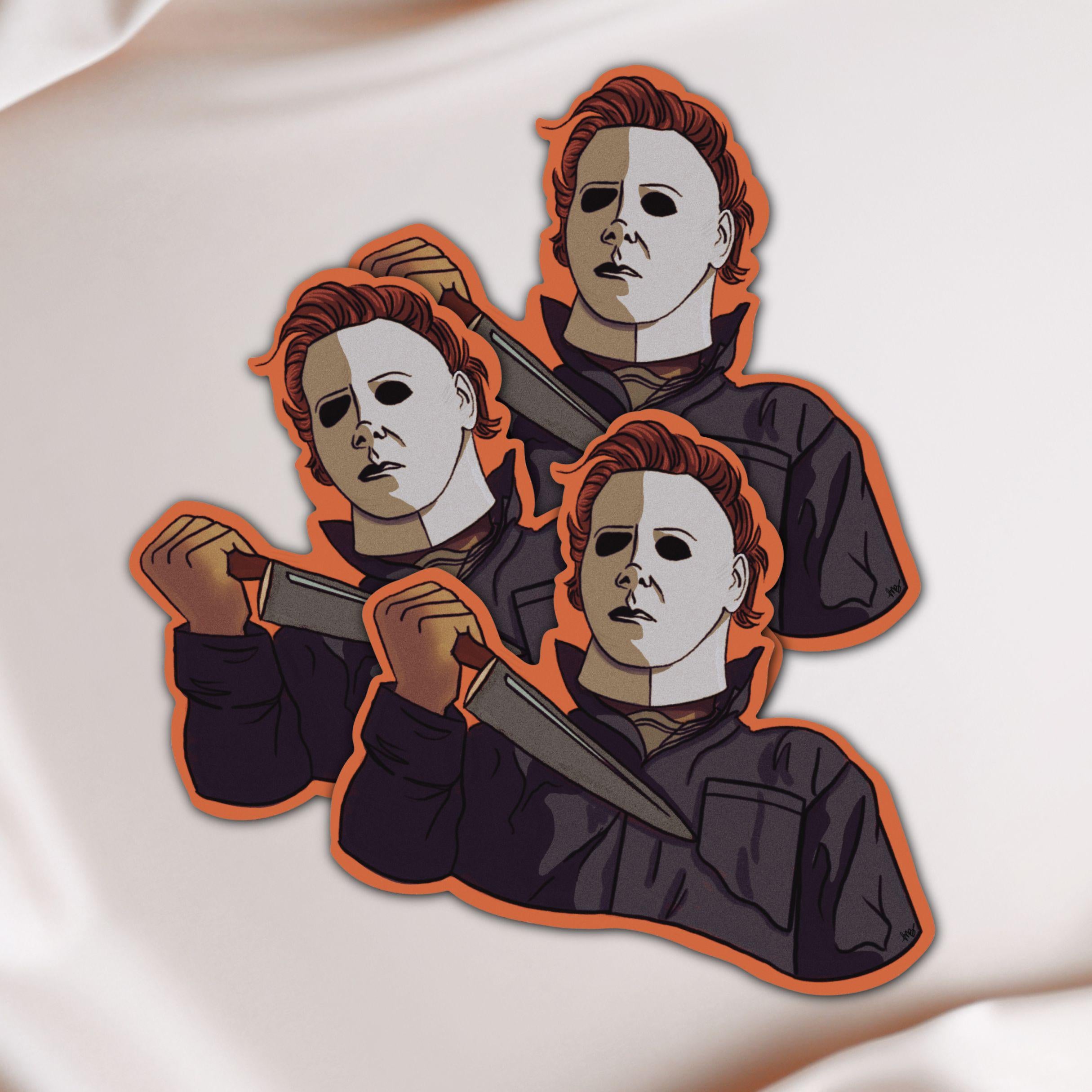 The Shape Halloween Michael Myers Sticker Horror Movie Monster Waterproof Matte Vinyl Decal Sticker ST149