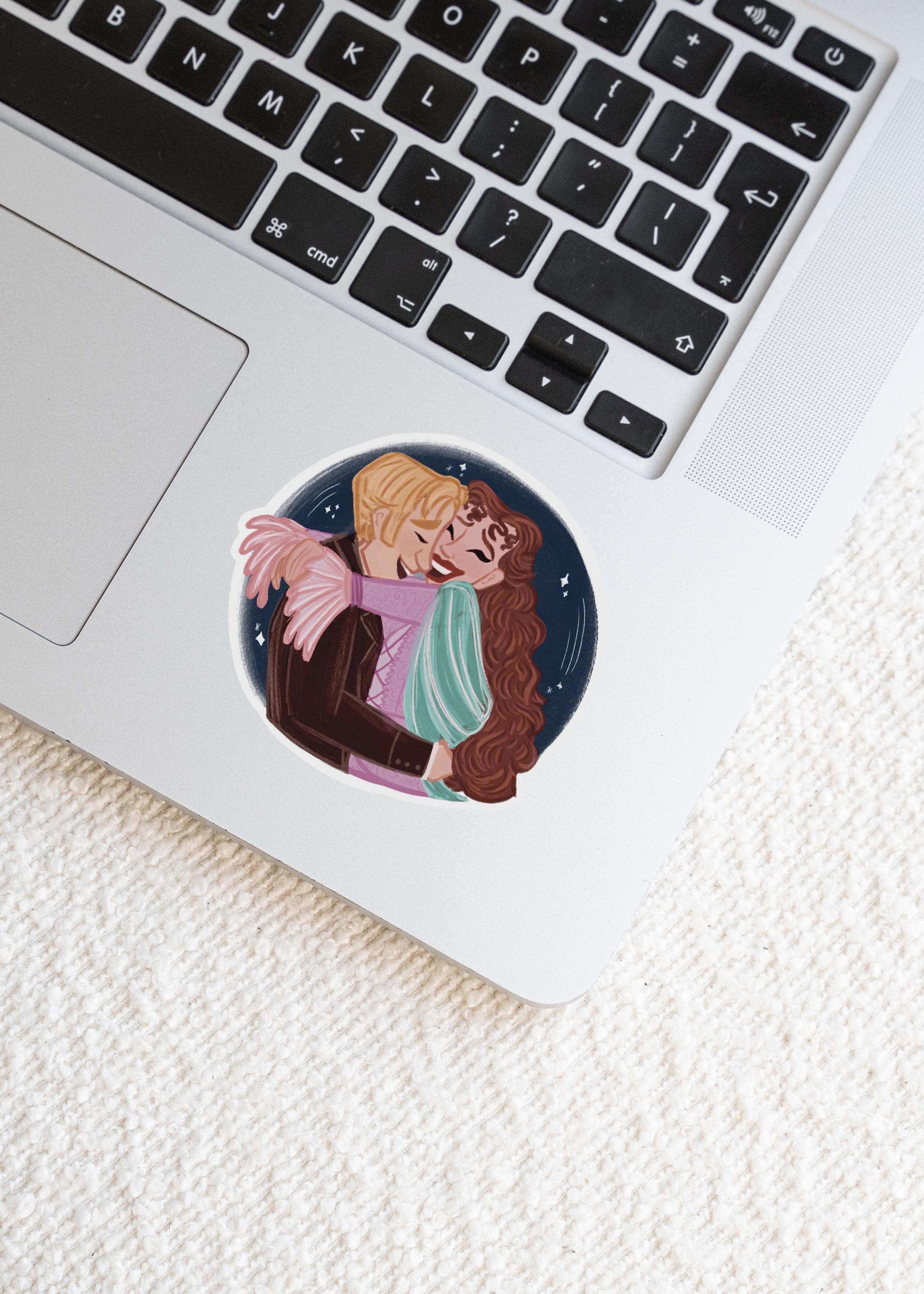 Phantom of the Opera Inspired Broadway Sticker Musical Theater Fans All I Ask Of You Decal Romance Lovers Embracing Friend Gift Idea ST007