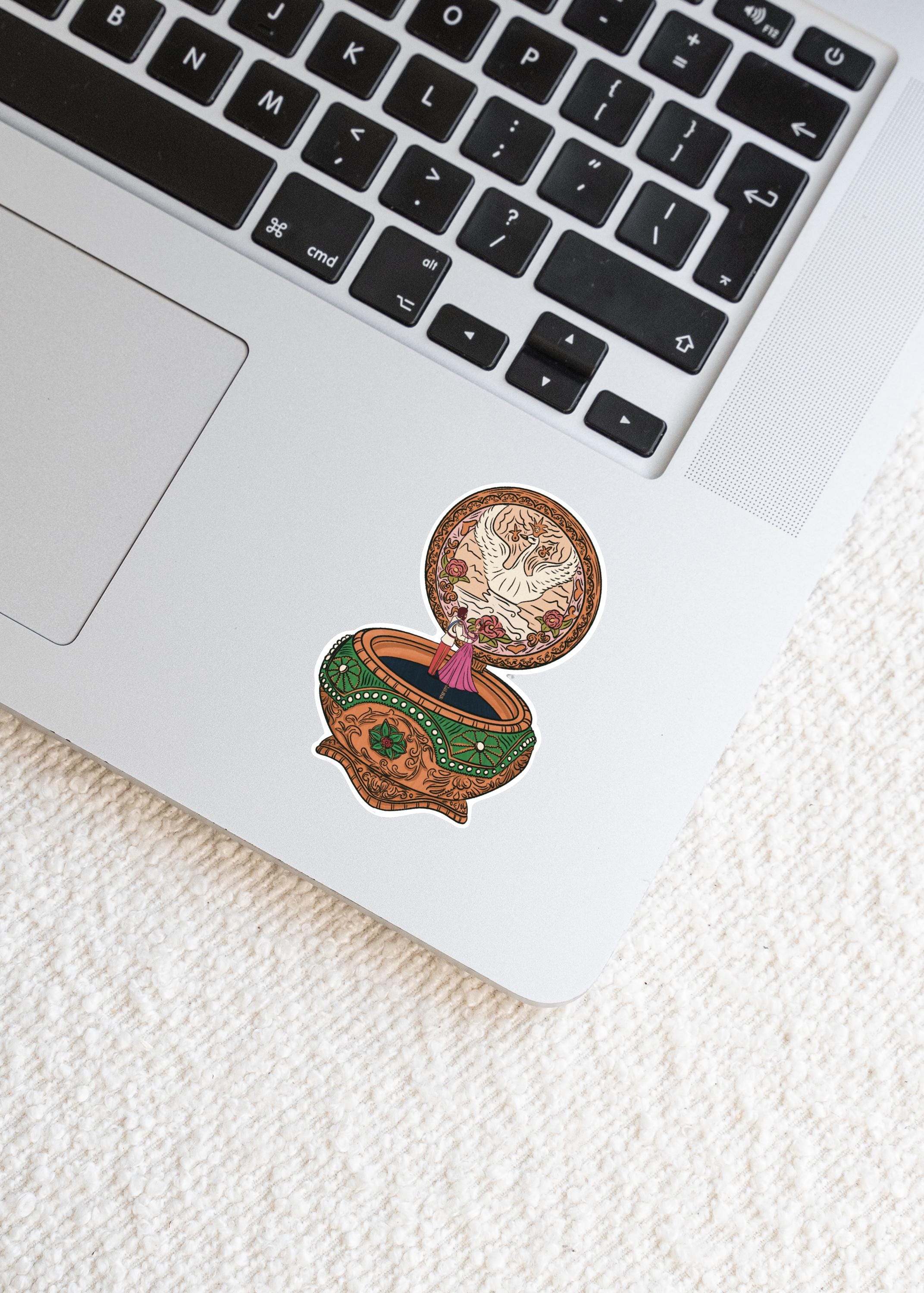 Anastasia Music Box Sticker Illustration Inspired by Together In Paris Music Box Gift for 90s Kids Waterproof Sticker for Kindle Case ST037