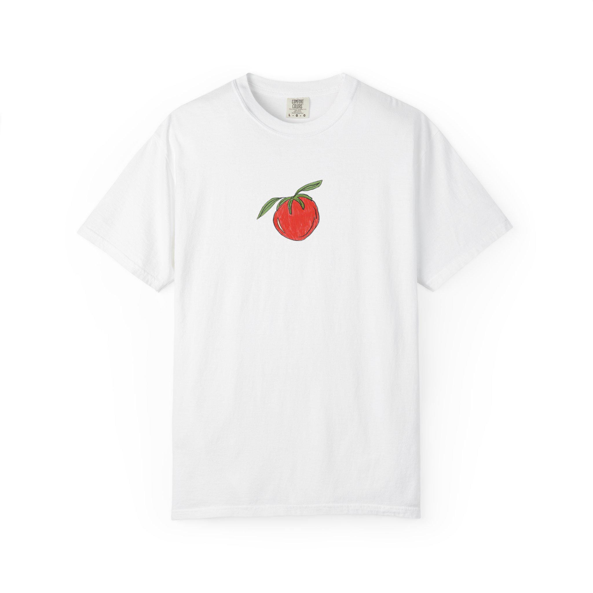 Tomato Illustration Shirt | Fruits and Vegetable | Minimalist Eclectic Apparel | Funky Design