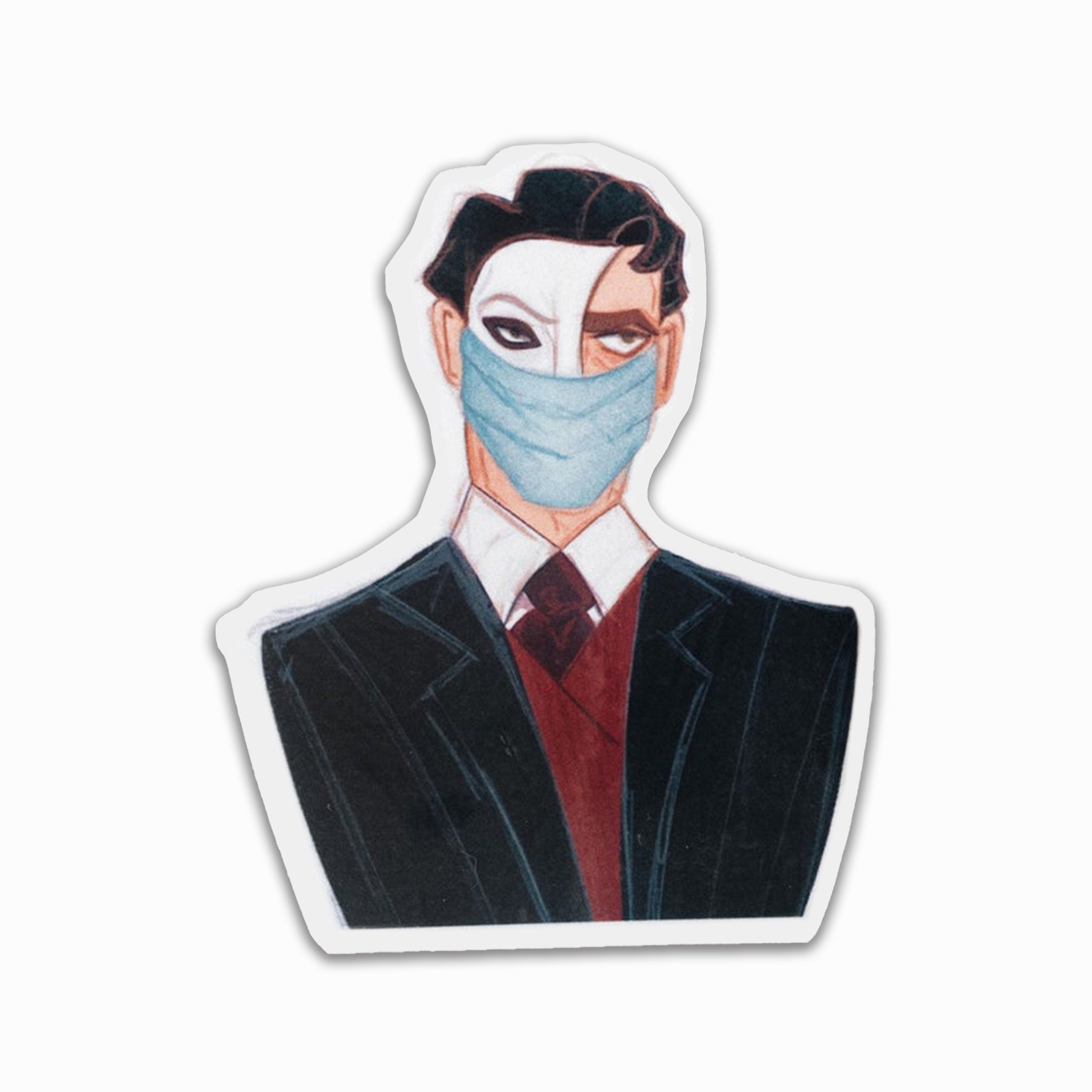 Double Masked Phantom Sticker