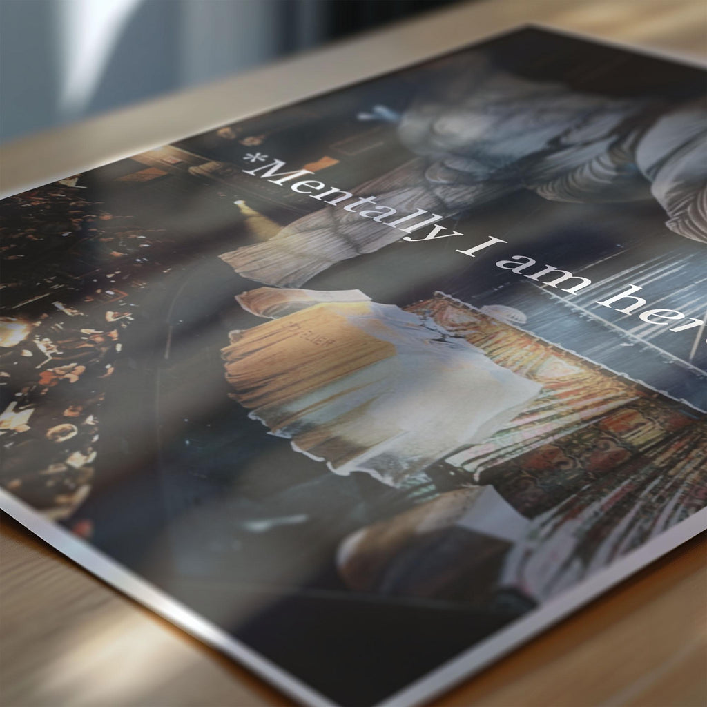 Mentally I Am Here Majestic Theatre Broadway Photography Humorous Musical Theater Phantom of the Opera Home Decor Gallery Wall Illustration